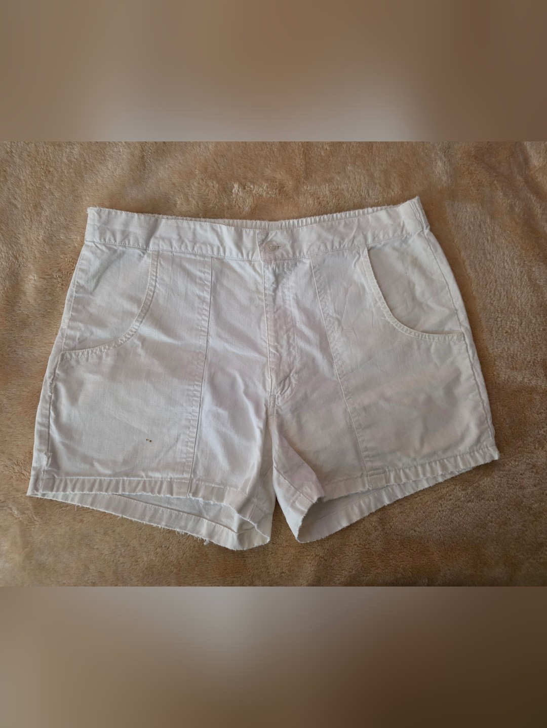 Vintage Mervyns White Cotton Shorts